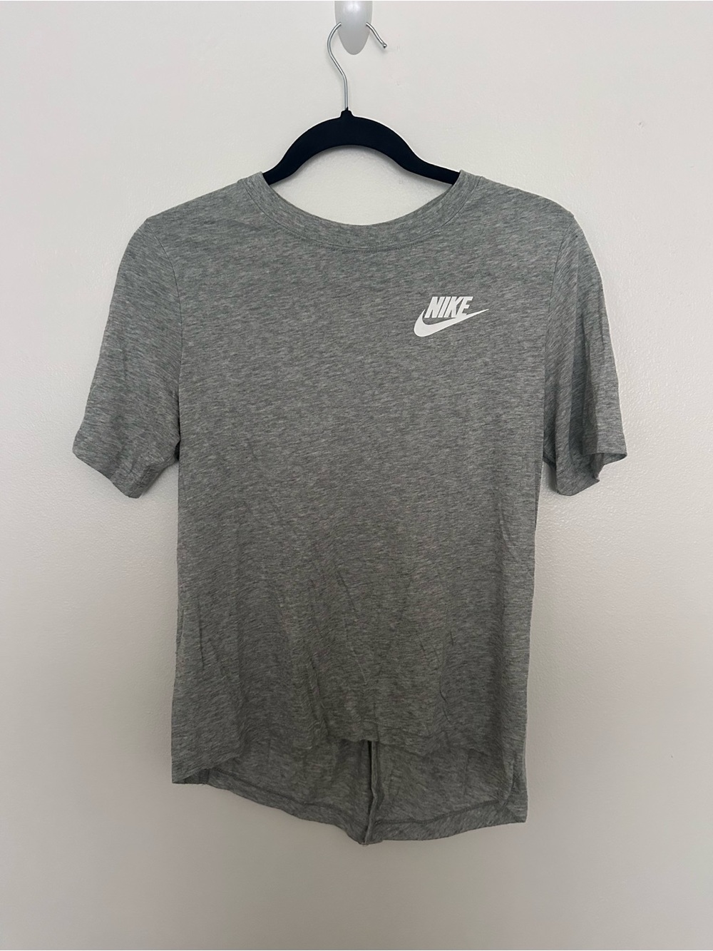 Nike Grey Logo Crewneck T-Shirt